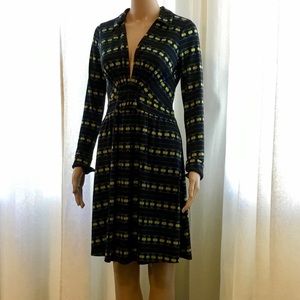 Micro designer sample sale dress from FIDM, black